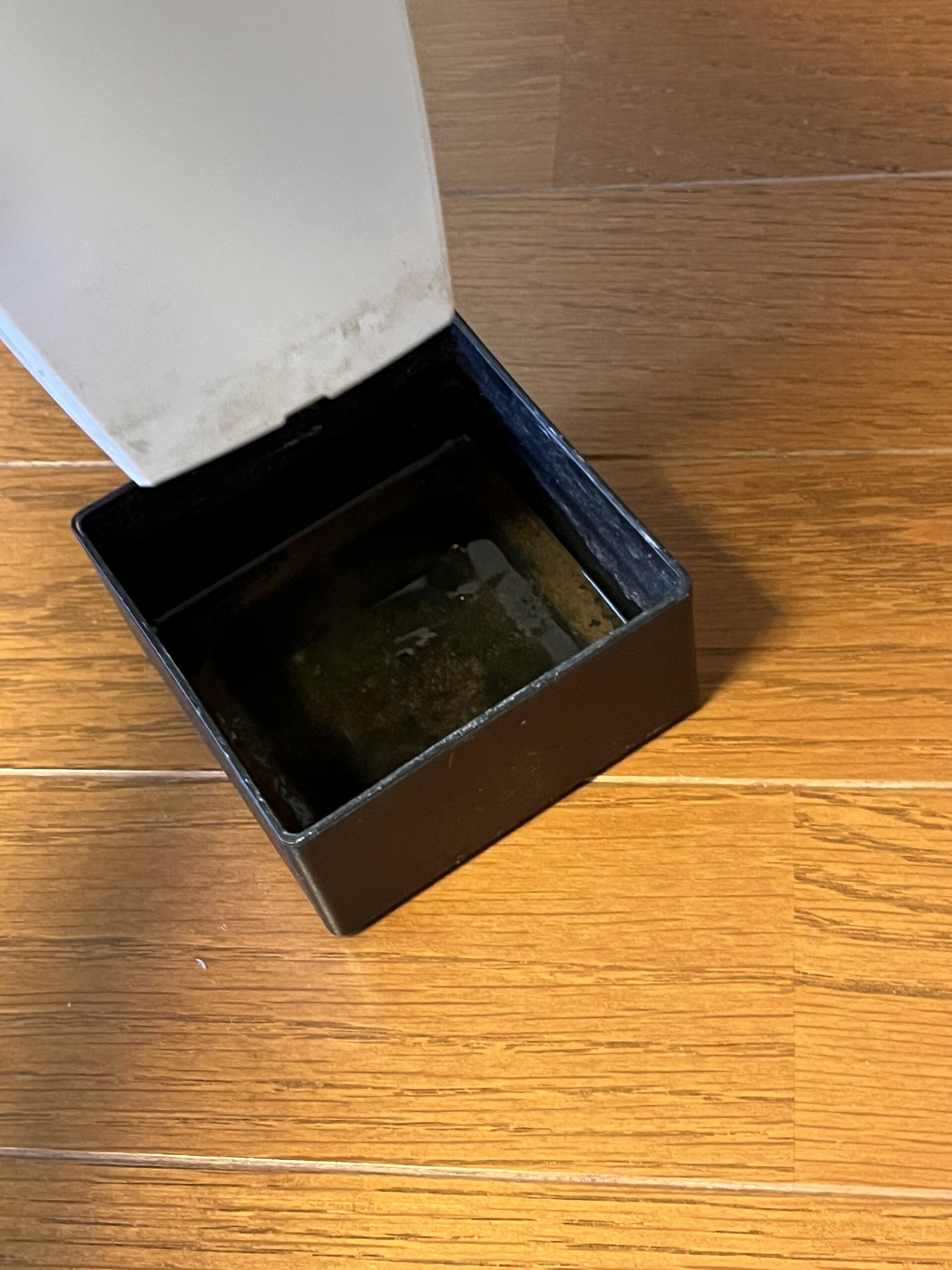 水がなくなった
