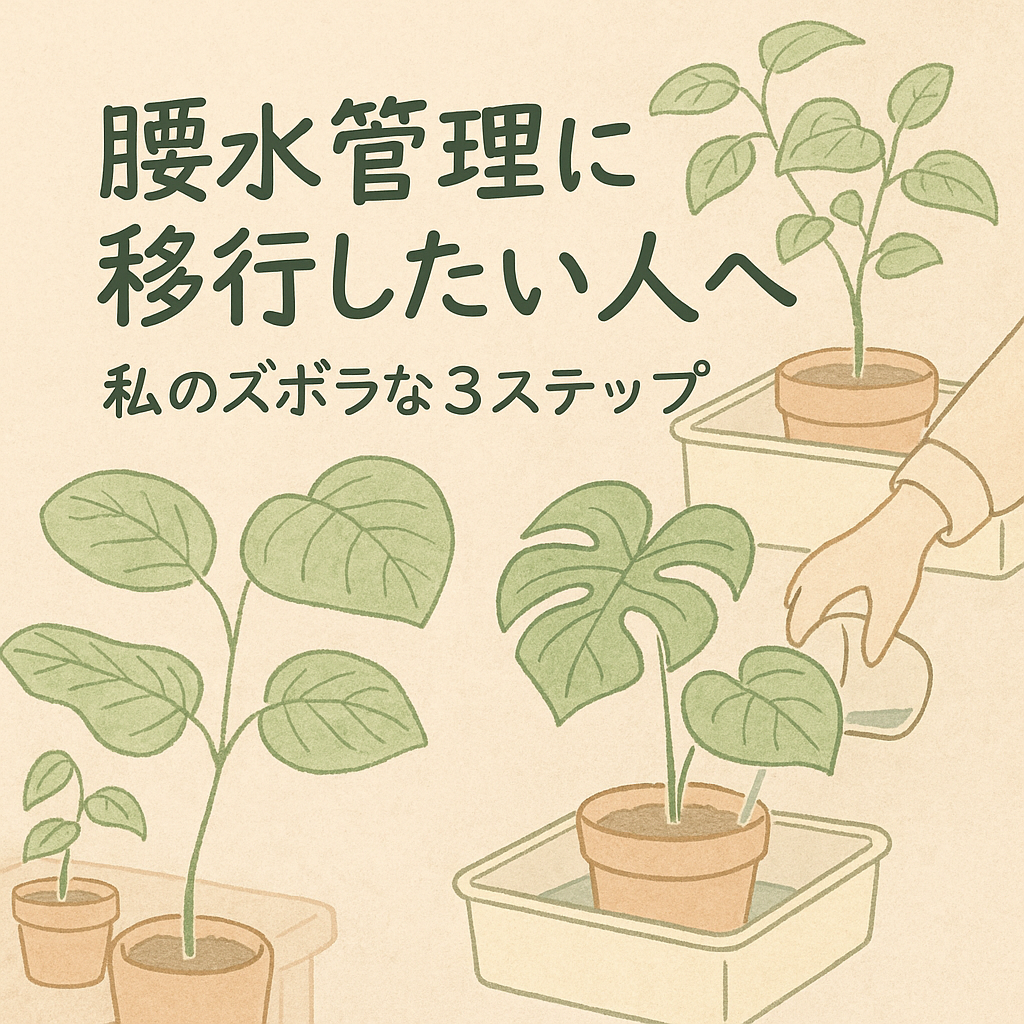 腰水管理の始め方アイキャッチ