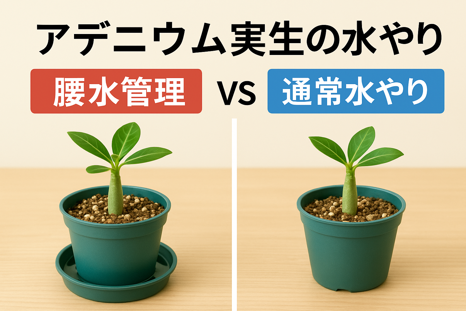 アデニウムの水やり比較アイキャッチ画像