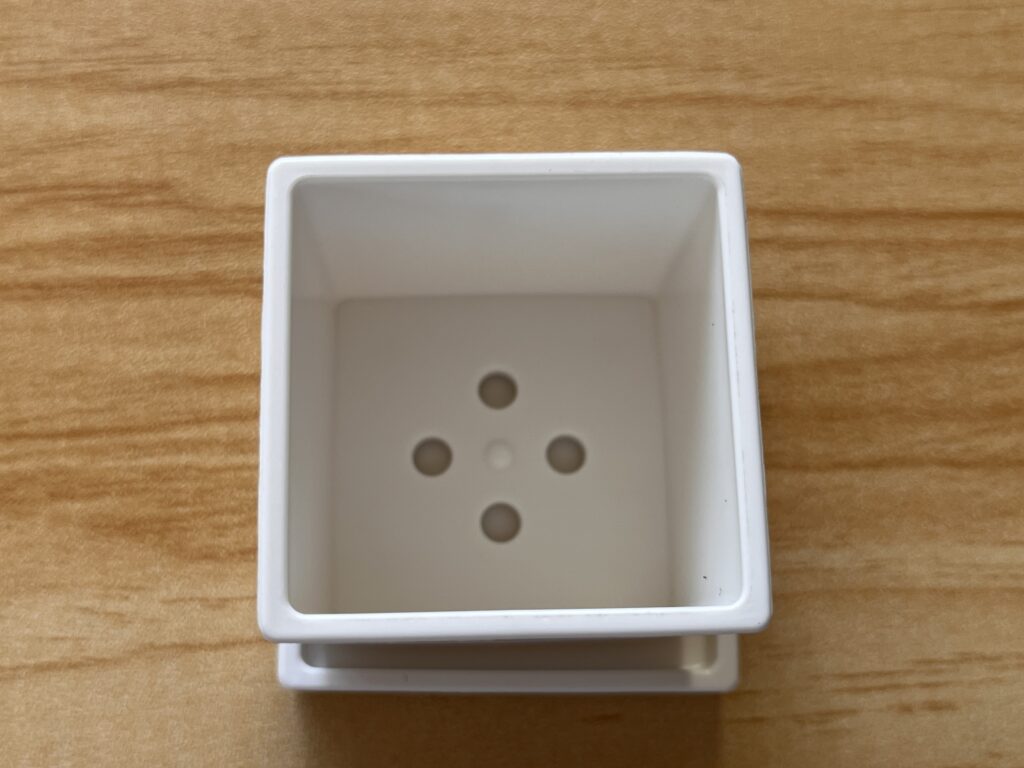 ミニポット上から