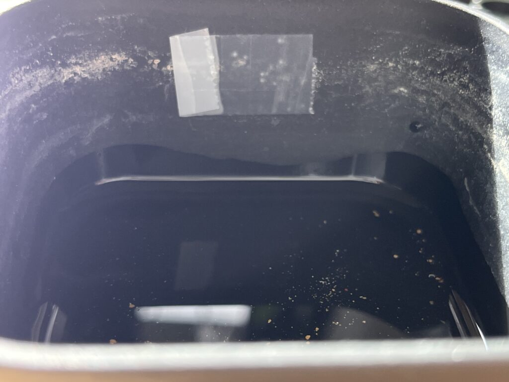 1週間経過後の容器の水の様子