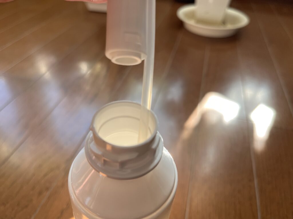 ワッツのミストスプレーの補充口