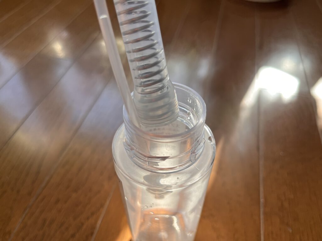 スタプロのスプレーボトルの補充口